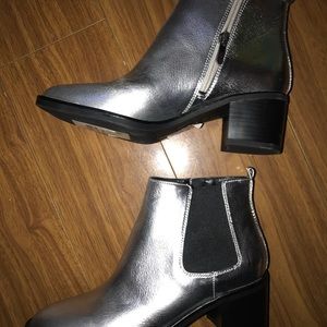 Brand new metallic boots from jc penny!